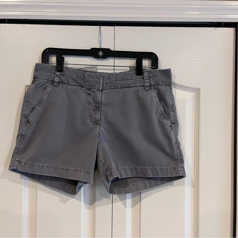 J. Crew chino shorts size 6 Gray